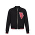 Versace Black Virgin Wool Bomber