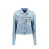 Versace Blue Cotton Denim Jacket