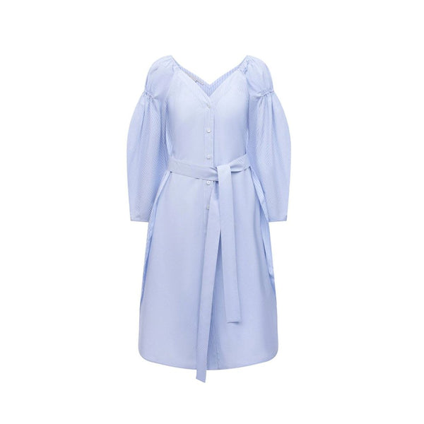 Stella McCartney Blue Cotton Casual Dress