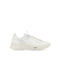 Valentino Garavani White Fabric Athletic Sneakers