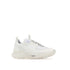 Valentino Garavani White Fabric Athletic Sneakers