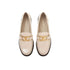 Salvatore Ferragamo White Calfskin Slip-On Loafers