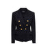 Balmain Black Cotton Blazer