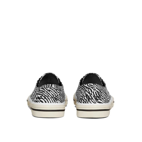 Celine Black Canvas Low Top Sneakers