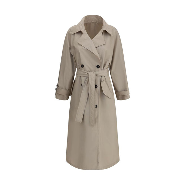Brunello Cucinelli Beige Polyester Coat