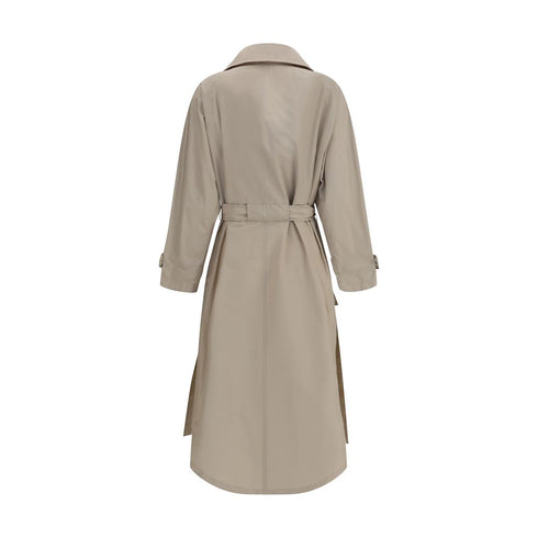 Brunello Cucinelli Beige Polyester Coat