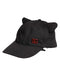 Dolce & Gabbana Black Cotton Logo Patch 6 Panels Baseball Cap Hat