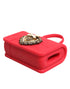 Dolce & Gabbana Red Silicone Devotion Heart Cover Bag Women Airpods Case