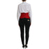 Dolce & Gabbana Red Silk Belt Waist Lace Up Strap Corset