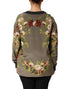 Dolce & Gabbana Enchanted Sicily Silk Crewneck Blouse Sweater