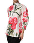 Dolce & Gabbana Multicolor Floral Long Sleeves Blouse Top