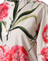 Dolce & Gabbana Multicolor Floral Long Sleeves Blouse Top