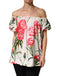 Dolce & Gabbana Multicolor Floral Off Shoulder Blouse Top