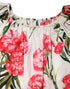 Dolce & Gabbana Multicolor Floral Off Shoulder Blouse Top