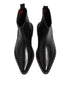 Dolce & Gabbana Black Studded Chelsea Short Ankle Boots Shoes
