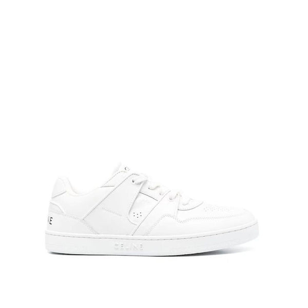 Celine White Calfskin Low Top Sneakers