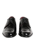 Dolce & Gabbana Black Calfskin Leather Derby Men Dress Shoes