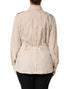 Dolce & Gabbana Beige Collared Long Sleeve Cotton Shirt Top