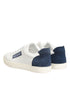 Dolce & Gabbana White Blue Leather Logo Patch Sneakers Shoes