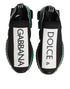 Dolce & Gabbana Black Slip On Sorrento Men Sneakers Shoes