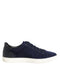 Dolce & Gabbana Blue Leather Suede Low Top Sneakers Shoes