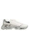 Dolce & Gabbana White Silver Daymaster Low Top Sneakers Shoes