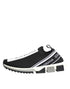 Dolce & Gabbana Black Slip On Sorrento Men Sneakers Shoes