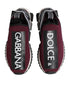 Dolce & Gabbana Maroon Slip On Sorrento Men Sneakers Shoes