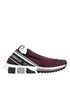 Dolce & Gabbana Maroon Slip On Sorrento Men Sneakers Shoes