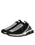 Dolce & Gabbana Black Strass Slip On Men Sorrento Sneakers Shoes
