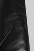 Dolce & Gabbana Black Leather Stiletto Knee High Boots Shoes