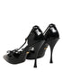 Dolce & Gabbana Black Patent Leather High Heels Pumps Shoes