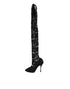 Dolce & Gabbana Black Taormina Lace Socks Pumps Boots Shoes