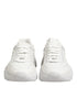 Dolce & Gabbana White Leather Daymaster Low Top Sneakers Shoes