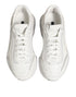 Dolce & Gabbana White Leather Daymaster Low Top Sneakers Shoes