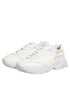 Dolce & Gabbana White Leather Daymaster Low Top Sneakers Shoes