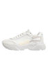 Dolce & Gabbana White Leather Daymaster Low Top Sneakers Shoes