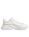 Dolce & Gabbana White Leather Daymaster Low Top Sneakers Shoes