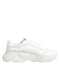 Dolce & Gabbana White Leather Daymaster Low Top Sneakers Shoes