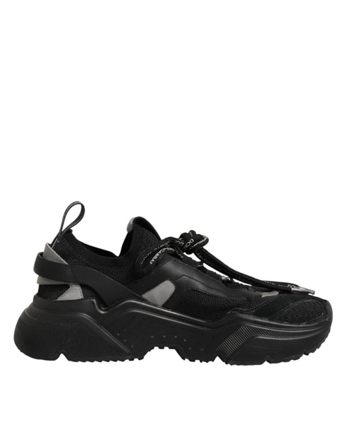 Dolce & Gabbana Black Daymaster Low Top Women Sneakers Shoes