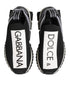 Dolce & Gabbana Black Logo Low Top Sorrento Sneakers Shoes