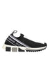Dolce & Gabbana Black Logo Low Top Sorrento Sneakers Shoes