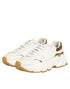 Dolce & Gabbana White Gold Daymaster Low Top Sneakers Shoes