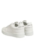 Dolce & Gabbana White Leather MIAMI Low Top Sneakers Shoes