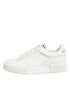 Dolce & Gabbana White Leather MIAMI Low Top Sneakers Shoes