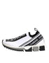 Dolce & Gabbana White Logo Low Top Sorrento Sneakers Shoes