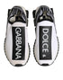 Dolce & Gabbana White Logo Low Top Sorrento Sneakers Shoes
