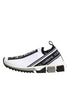 Dolce & Gabbana White Logo Low Top Sorrento Sneakers Shoes