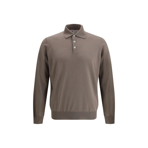 Brunello Cucinelli Bicolor Cashmere Dress Shirt