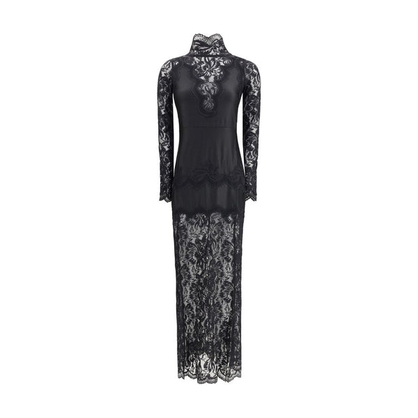 Rabanne Black Polyamide Long Dress